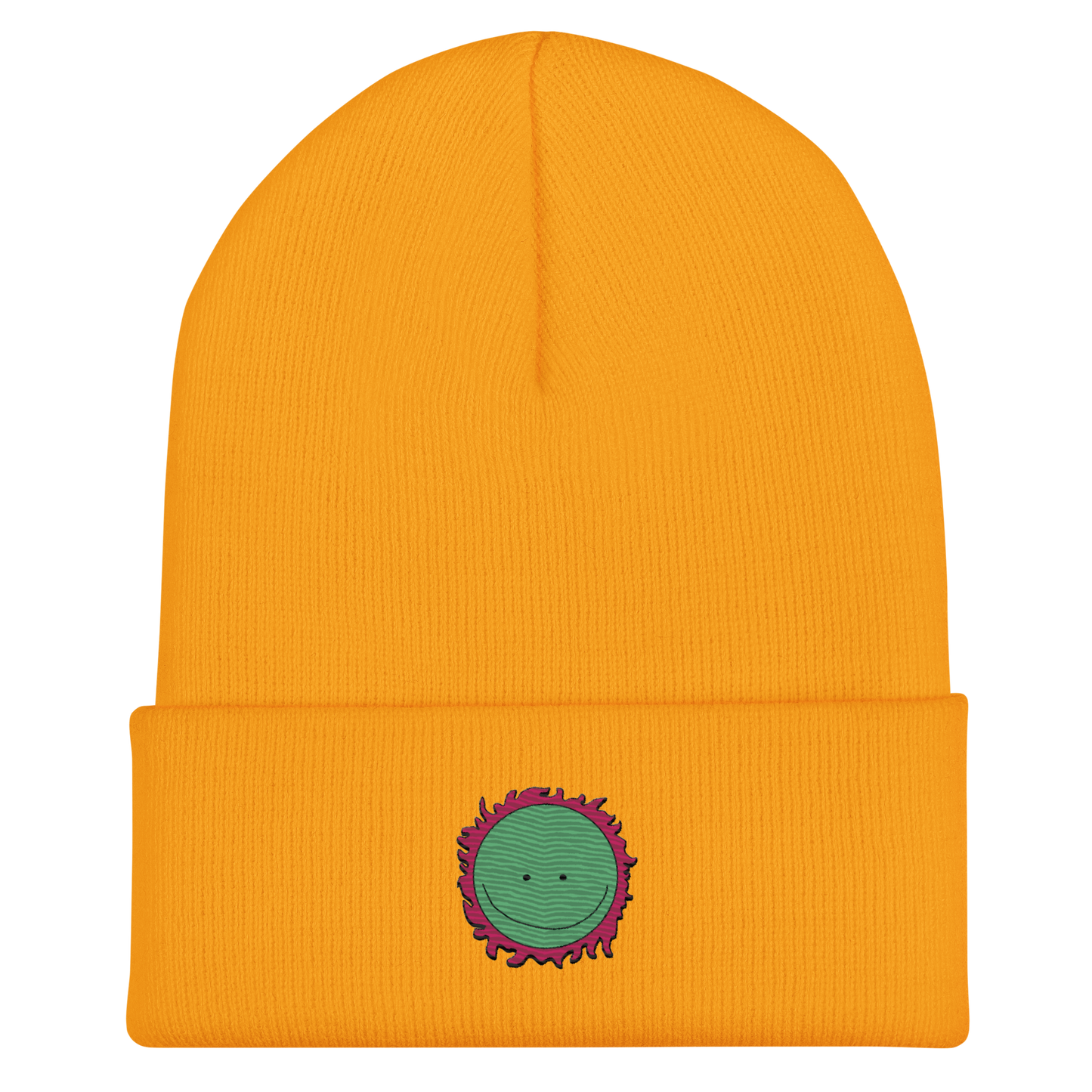 Yellow Velvet Milk Club "Grinner" Beanie